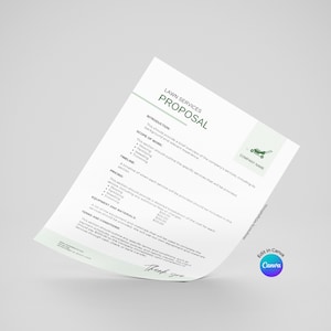 Lawn Services Proposal Document Template