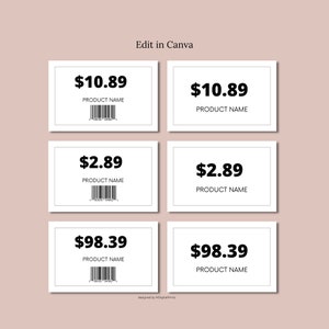 Retail Price Tags 