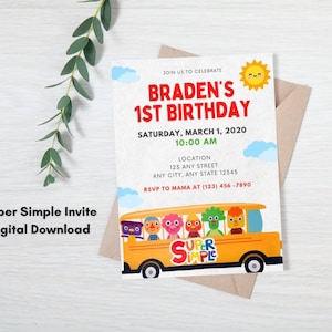 Super Simple Songs Digital Invite