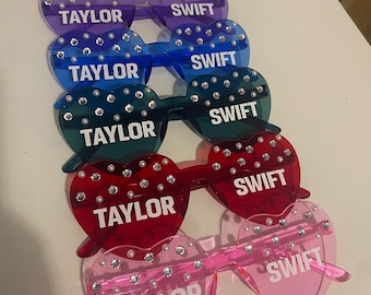 Bling Custom Concert Glasses | Taylor Swift | JLS | Harry Styles | Take That | Olivia Rodrigo | Niall Horan | Usher | Girls Aloud