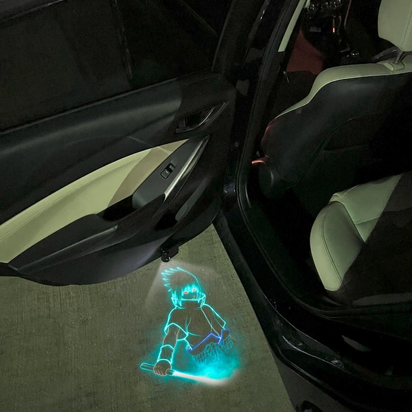 Anime Style Car Door Neon  Puddle Light Accessory | Projector | Gift | Car accessories