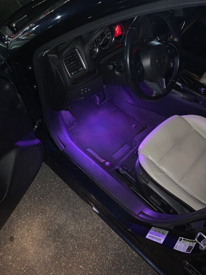 Luci per atmosfera a Led per Auto fibra ottica nera RGB modalità Multiple  App controllo del suono lampada al Neon ambientale decorativa per interni  Auto - AliExpress