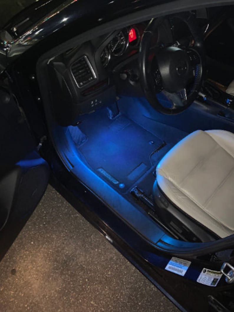 Ambient Lower Steering Wheel Neon Light Etsy