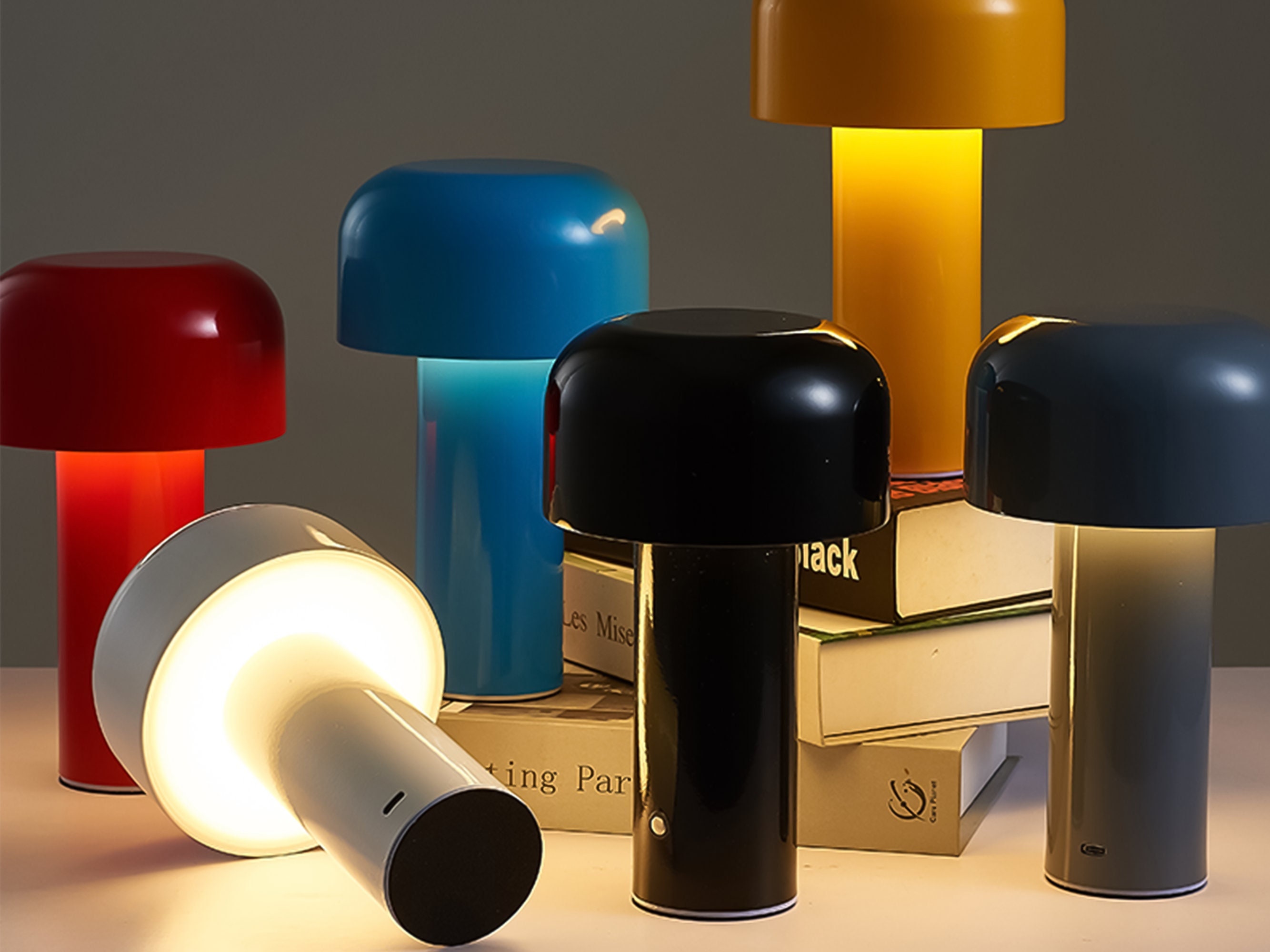 Portable Mushroom Lamp (includes Led Light Bulb) Green - Room