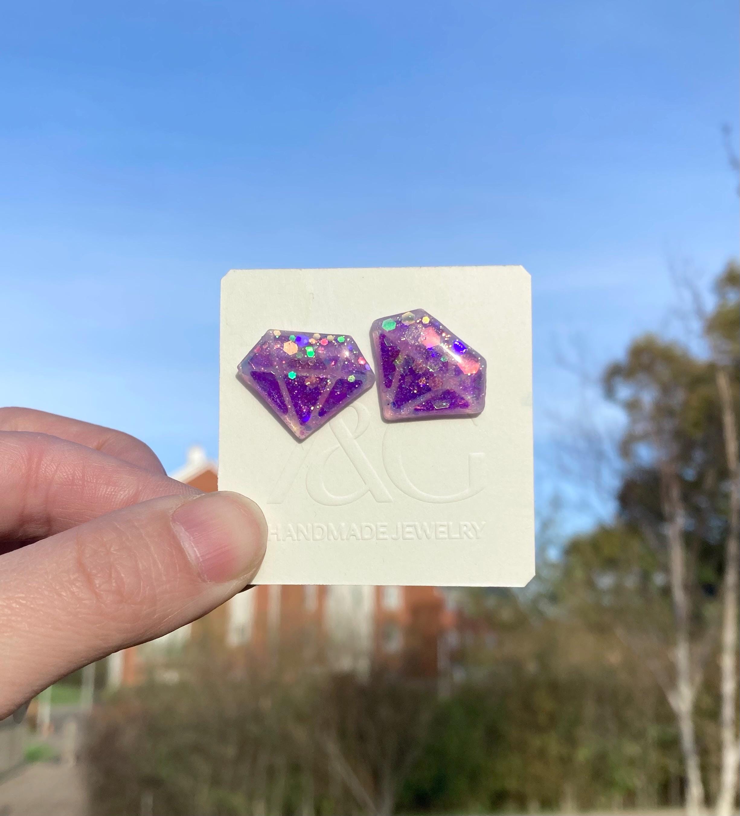 Handmade - Purple Diamond