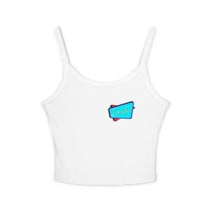 Frauen Spaghetti Strap Tank Top mit Retro-Design, Vintage Fashion Tee, Sommer Freizeitkleidung, Reise Souvenir, Geschenk für Sie