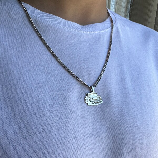 Juice Wrld Silver Chain Etsy