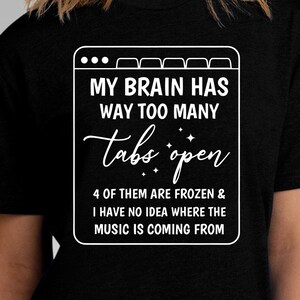 Onglets cérébraux T-shirt unisexe