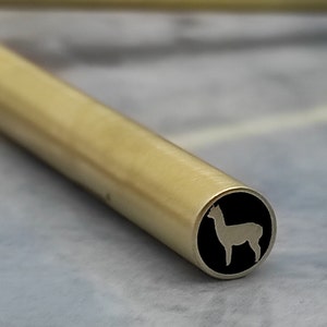 ALPACA Mosaic Pin 6-8-10 MM Length 100 mm high quality brass mosaicc knife pin for custom knives and handles