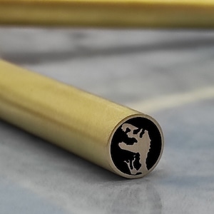 DRAGON Mosaic Pin 6-8-10 MM Length 100 mm high quality brass mosaicc knife pin for custom knives and handles
