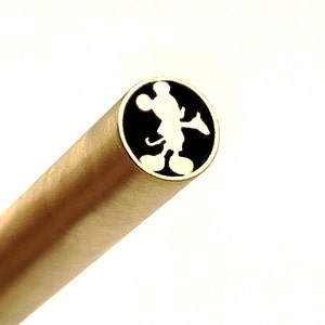 Mickey Mouse 2 - Mosaic Pin 6-8-10 MM Length 100 mm high quality brass mosaicc knife pin for custom knives and handles