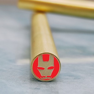 IRON MAN Mosaic Pin 6-8-10 MM Length 100 mm high quality brass mosaicc knife pin for custom knives and handles
