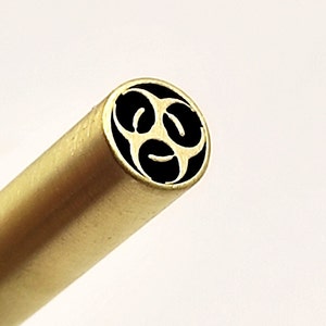Biohazard Mosaic Pin 6-8-10 MM Length 100 mm high quality brass mosaicc knife pin for custom knives and handles