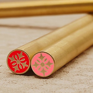 MP10-Mosaic Pin 6-8-10 MM Length 100 mm high quality brass mosaicc knife pin for custom knives and handles