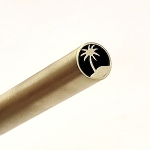 Palm tree Mosaic Pin 6-8-10 MM Length 100 mm high quality brass mosaicc knife pin for custom knives and handles