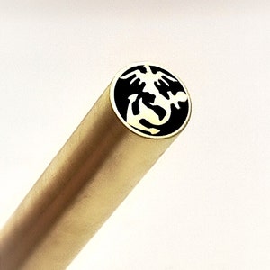 Marine Mosaic Pin 6-8-10 MM Length 100 mm high quality brass mosaicc knife pin for custom knives and handles