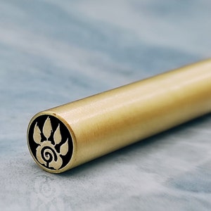 WOLF FEET Mosaic Pin 6-8-10 MM Length 100 mm high quality brass mosaicc knife pin for custom knives and handles