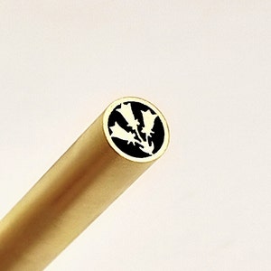 Rose Mosaic Pin 6-8-10 MM Length 100 mm high quality brass mosaicc knife pin for custom knives and handles