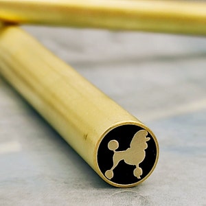FANCY DOG Mosaic Pin 6-8-10 MM Length 100 mm high quality brass mosaicc knife pin for custom knives and handles