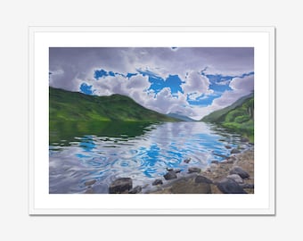 Galway's Kylemore Lough fine art print