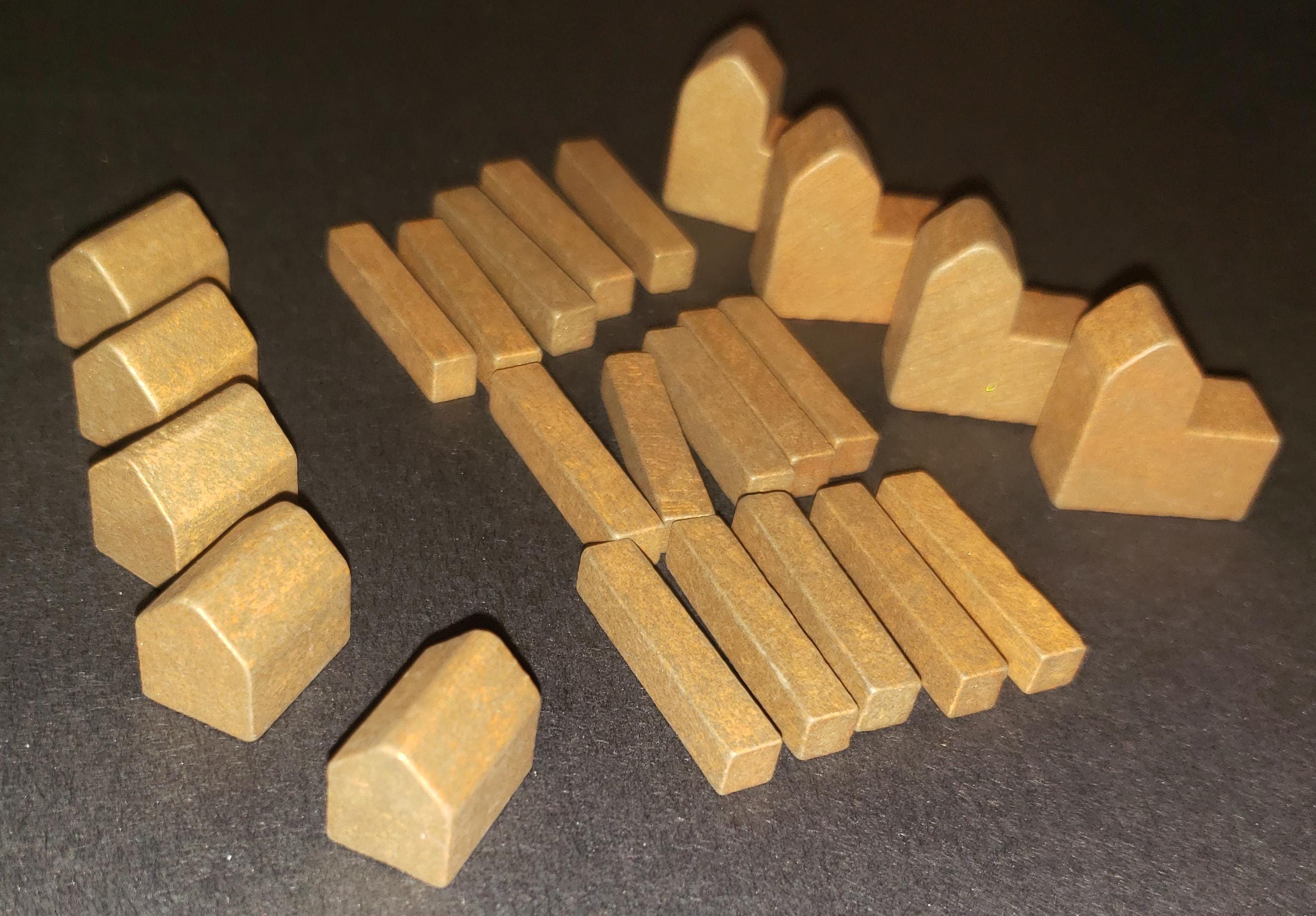 CATAN ベースゲーム交換用木製セット、ブロンズ - Etsy 日本