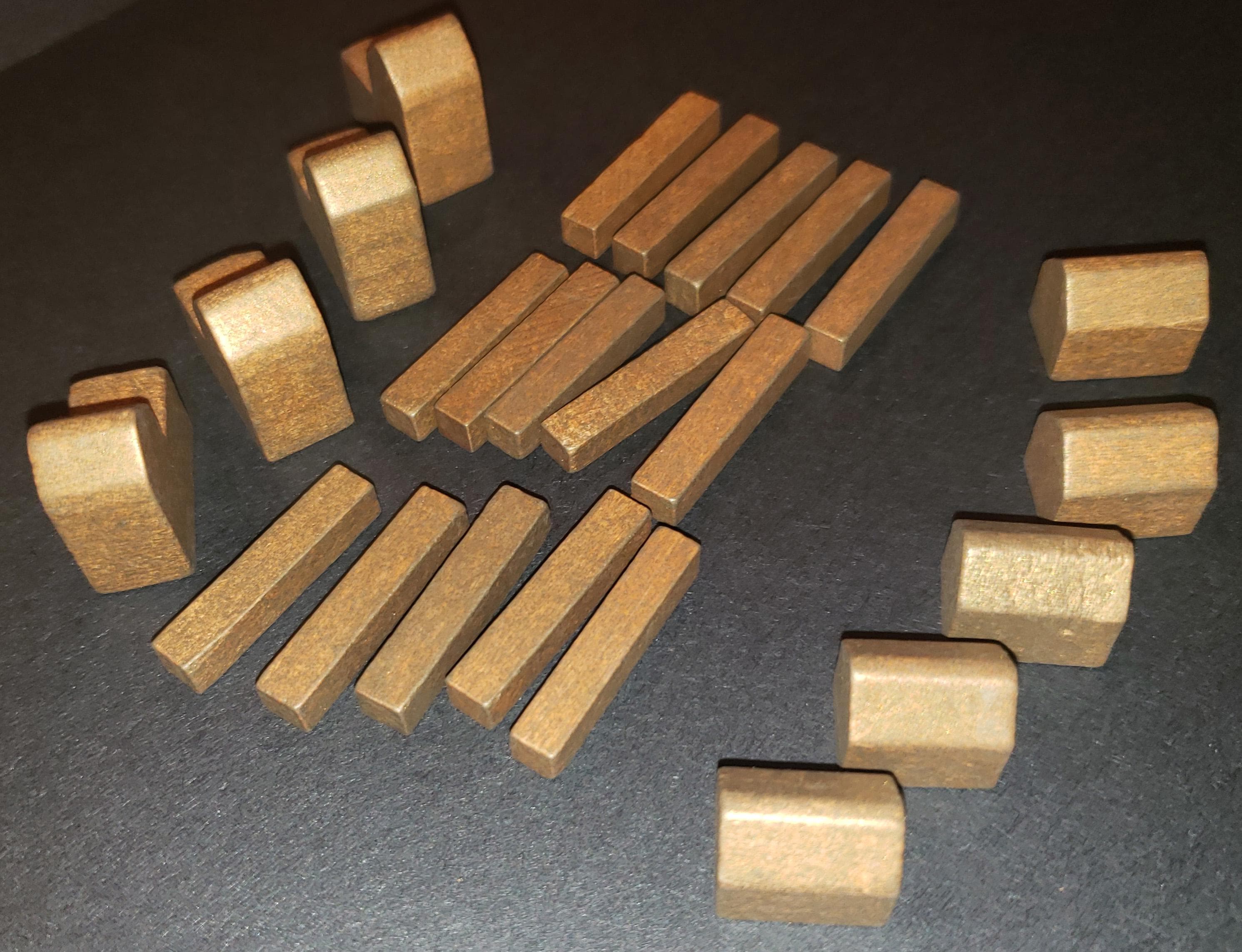 CATAN ベースゲーム交換用木製セット、ブロンズ - Etsy 日本
