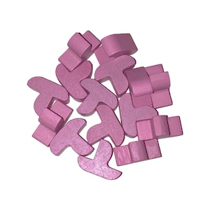 CATAN Seafarers Replacement wood set - Pink