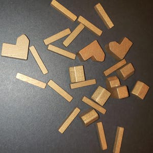 CATAN Base Game Replacement wood set, Bronze