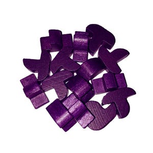 CATAN Seafarers Replacement wood set - Purple