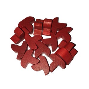 CATAN Seafarers Replacement wood set - Red