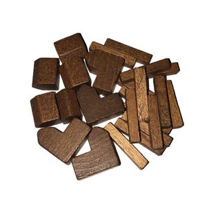 CATAN Base Game Replacement wood, Brown