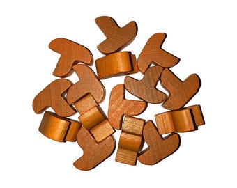 CATAN Seafarers Replacement Wood Set - Orange - Etsy