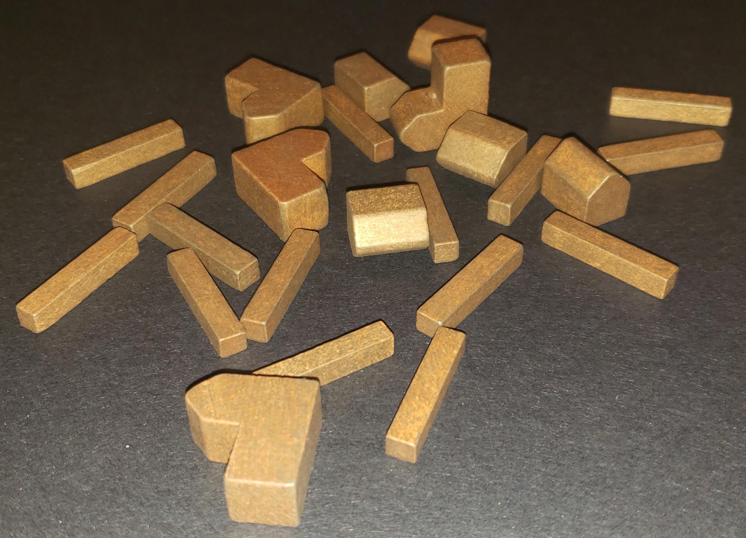 CATAN ベースゲーム交換用木製セット、ブロンズ - Etsy 日本