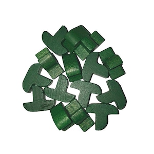 CATAN Seafarers Replacement wood set - Green