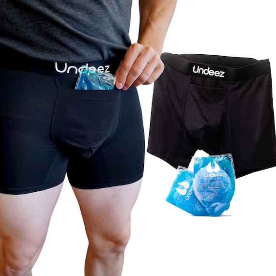 Undeez Vasectomy Underwear Comes With 2-custom Fit Ice Packs and Snug Boxer  Briefs for Testicular Support and Pain Relief -  Canada