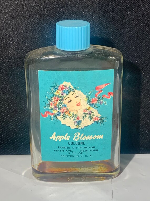 Vintage Apple Blossom Perfume Bottle Gem