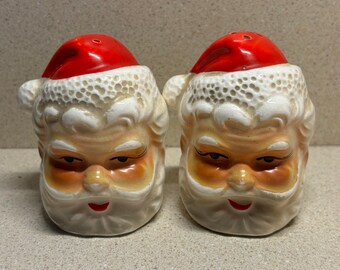 Vintage Japan Santa Salt and Peper Shakers