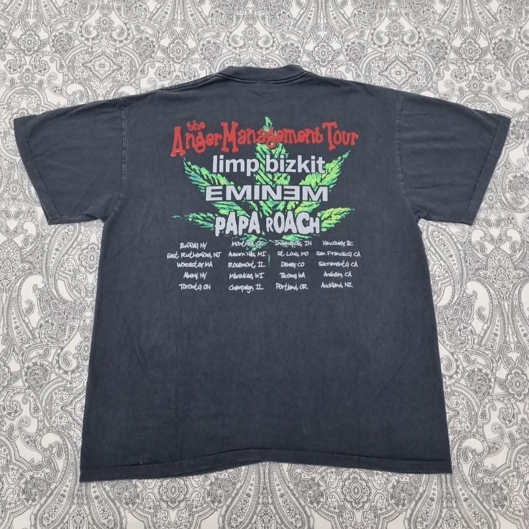 Vintage Limp Bizkit T Shirt Size Large Anger Management Tour