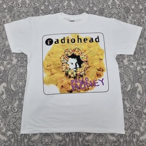 Radiohead Vintage Band T-Shirt Size XL Pablo Honey Graphic Print Band Tee