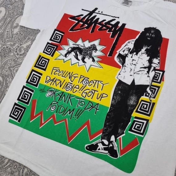 トップス Stussy x Bob Marley Vintage Stussy x Bob Marley Shirt - TokoPyramid