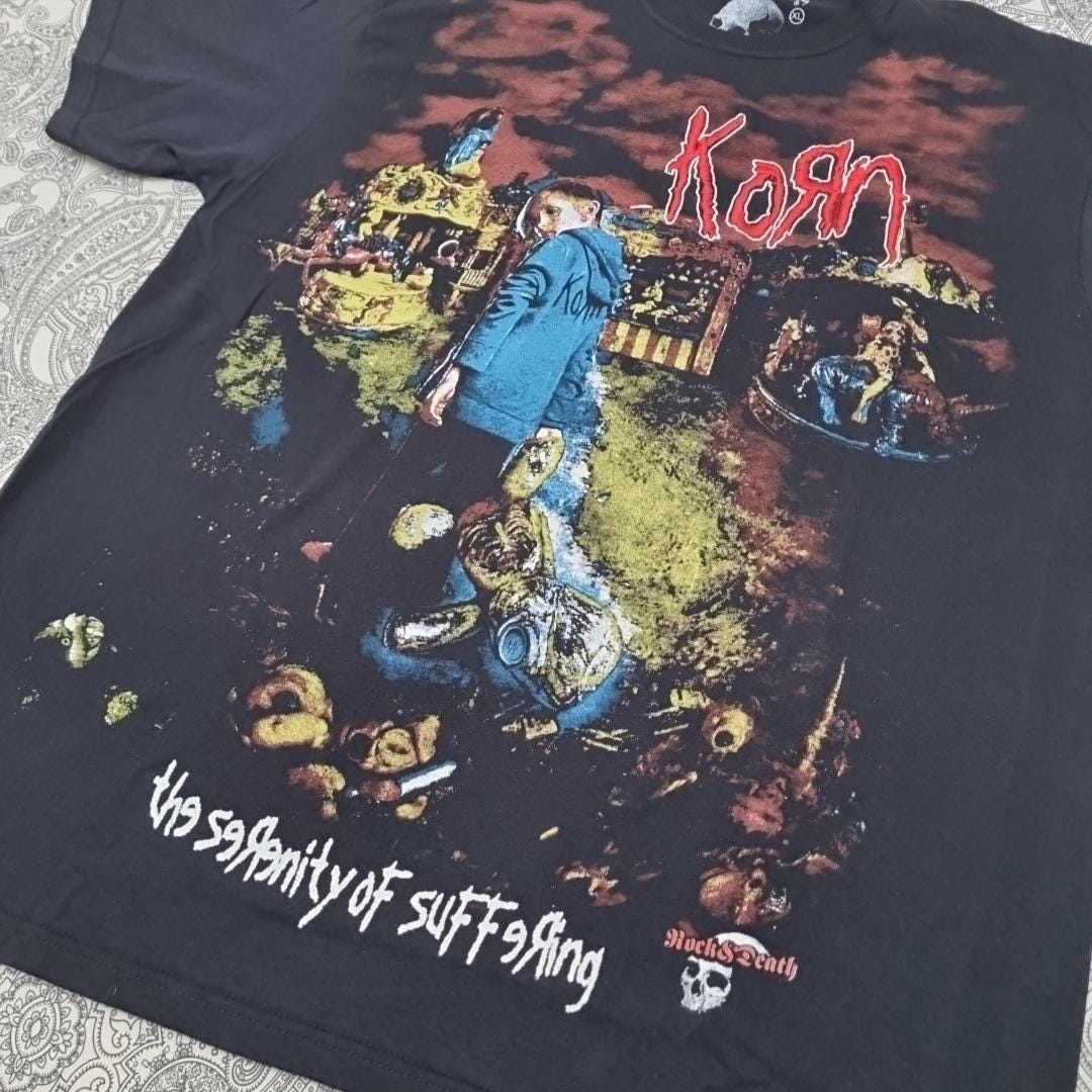 Korn Vintage Band T-shirt the Serenity of Suffering Size XL