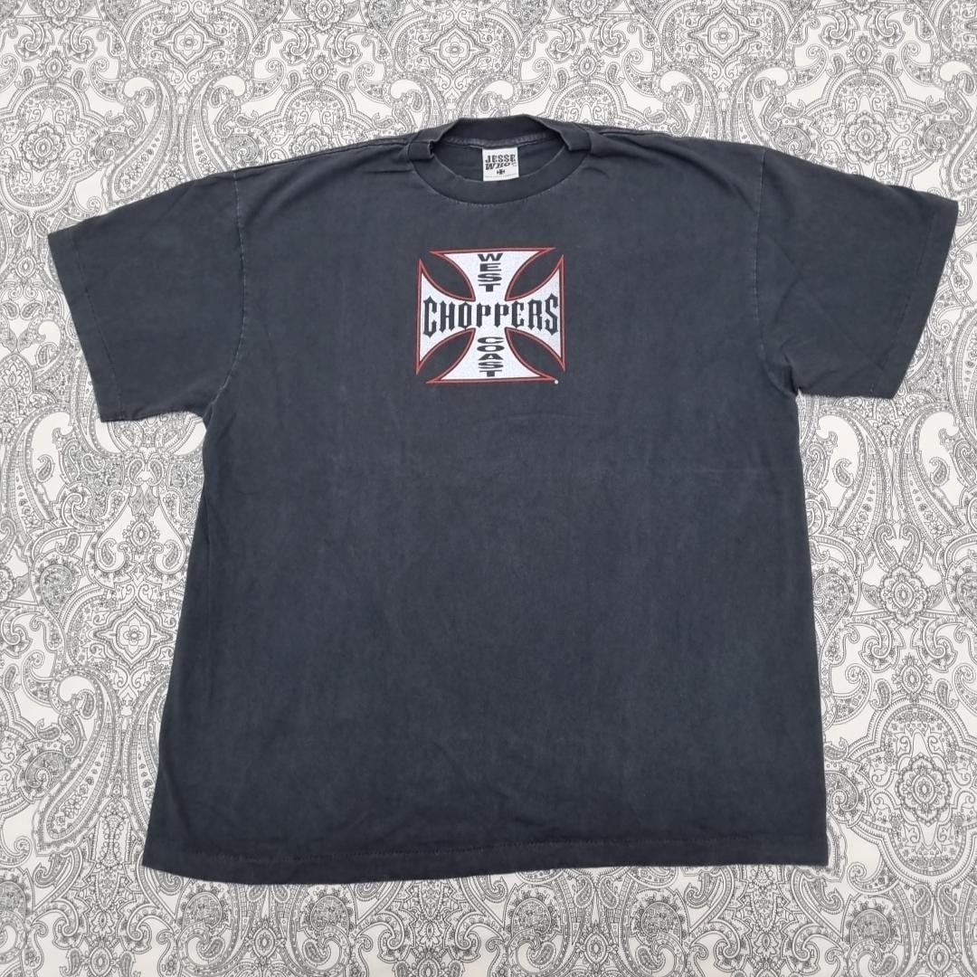 West Coast Choppers T Shirt Vintage Cross Size XL Black