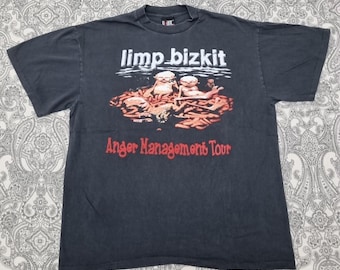 Vintage Limp Bizkit T Shirt Size Large Anger Management Tour
