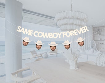 Coastal Cowgirl Bachelorette Decor | Coastal Bachelorette Party Decor | Same Cowboy Forever Party Decor | Coastal Party Decor Beach Cowgirl