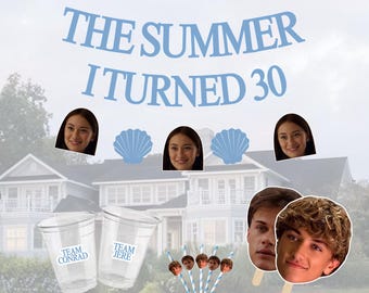 Het Summer I Turn-verjaardagsfeestje | Thema vrijgezellenfeest kust | Team Conrad Team Jere | Decor The Summer I Turned Old
