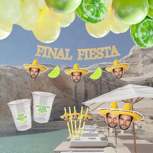Final Fiesta Bachelorette Decor | She Said Si Bachelorette Party Decor | Tequila Party Decor | Tequila Mexico Bach Party
