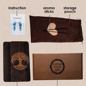 Sadhu Board for Beginners, Wooden Yoga Board for Acupressure and Meditation, Massage Acupuncture, Nail pitch 0.31 in (8 mm) image 8