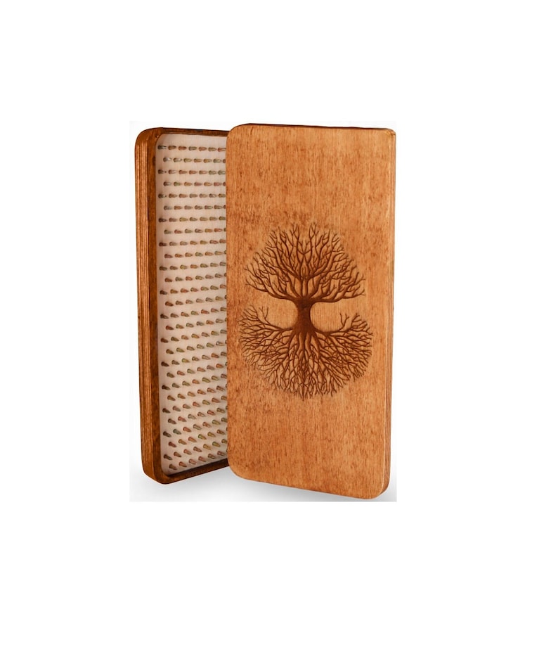 Sadhu Board for Beginners, Wooden Yoga Board for Acupressure and Meditation, Massage Acupuncture, Nail pitch 0.31 in (8 mm) Oak