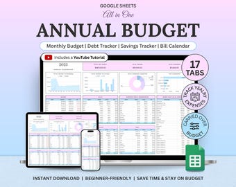 Annual Budget Spreadsheet Template Budget Planner Monthly Budget Template Biweekly Budget By Paycheck Google Sheets Paycheck Budget Tracker