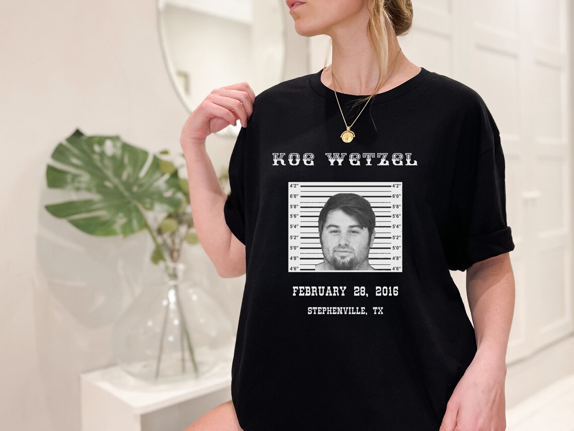 Koe Wetzel Mugshot T Shirt Etsy